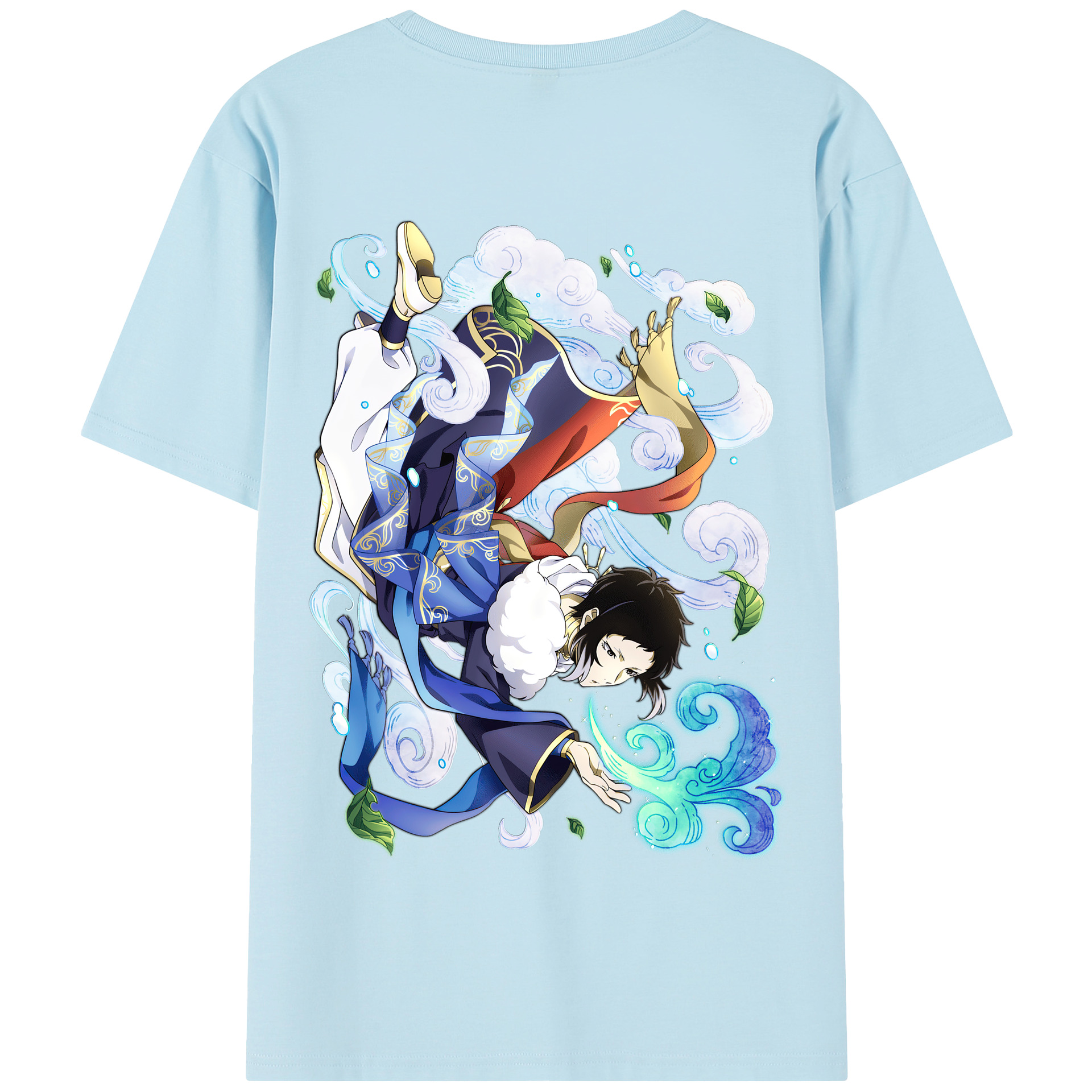 （画像用） 文豪ストレイドッグス Bungo Stray Dogs 綿100％半袖Tシャツ（背面プリント）